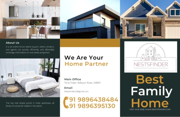 Modern Realtor Trifold Brochure